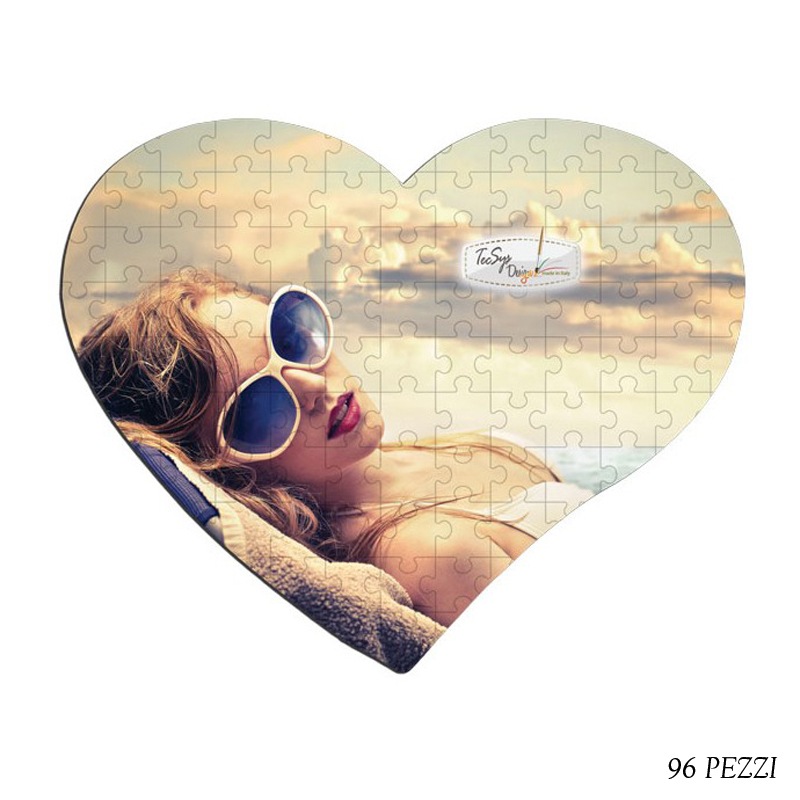 Foto puzzle personalizzato con foto heart frame Per il partner, Puzzle -  Fupies