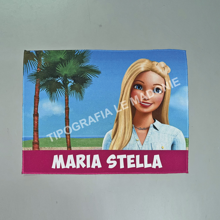 Tovaglietta in tessuto spugna Cm. 40x30 - Barbie - Dimensionegift